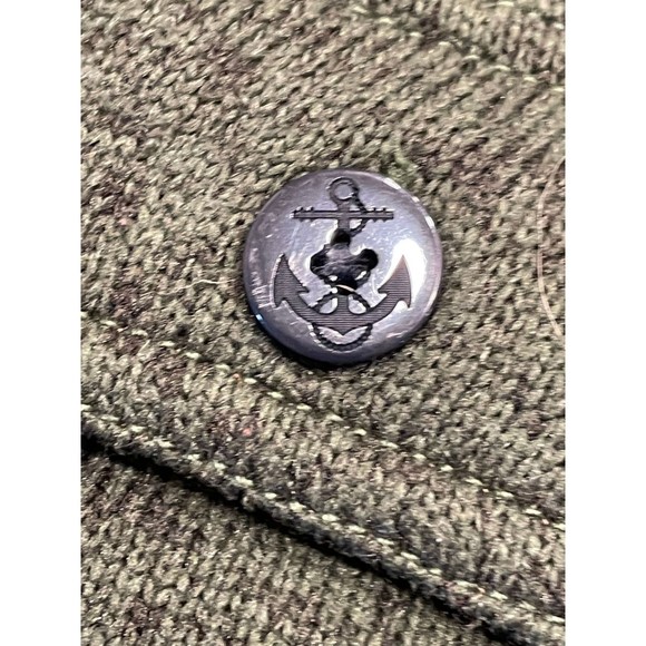 Lands End Men’s 1/4 Zip Sweater XL Corduroy Collar Pockets Pullover Fleece Lined - Picture 12 of 12